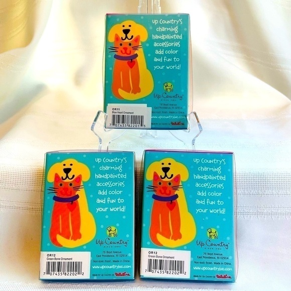 $5 ADD ON with $15+ Bundle Pet Picture Frame Ornaments Wooden Set of Three NEW - Picture 3 of 7